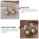 thumbnail image 2 of 1 par Pendientes de aleación con estilo Mujeres Pearl Ear Studs Chic Ear Joyerías, 2 of 6