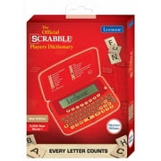 Lexibook Scrabble Dictionary Merriam Webster, 100,000 playable words, an exclusive SCORE function, Red/Beige, SCF-428AUS