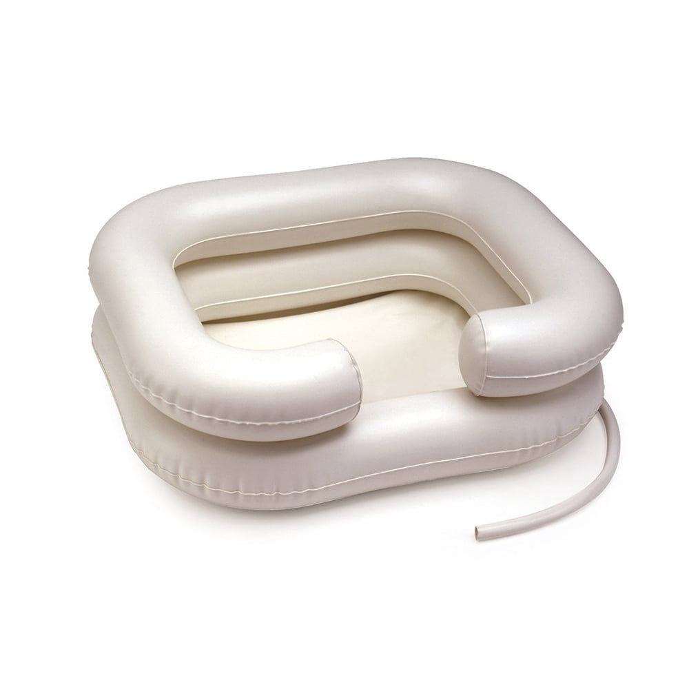 Inflatable shampoo basin