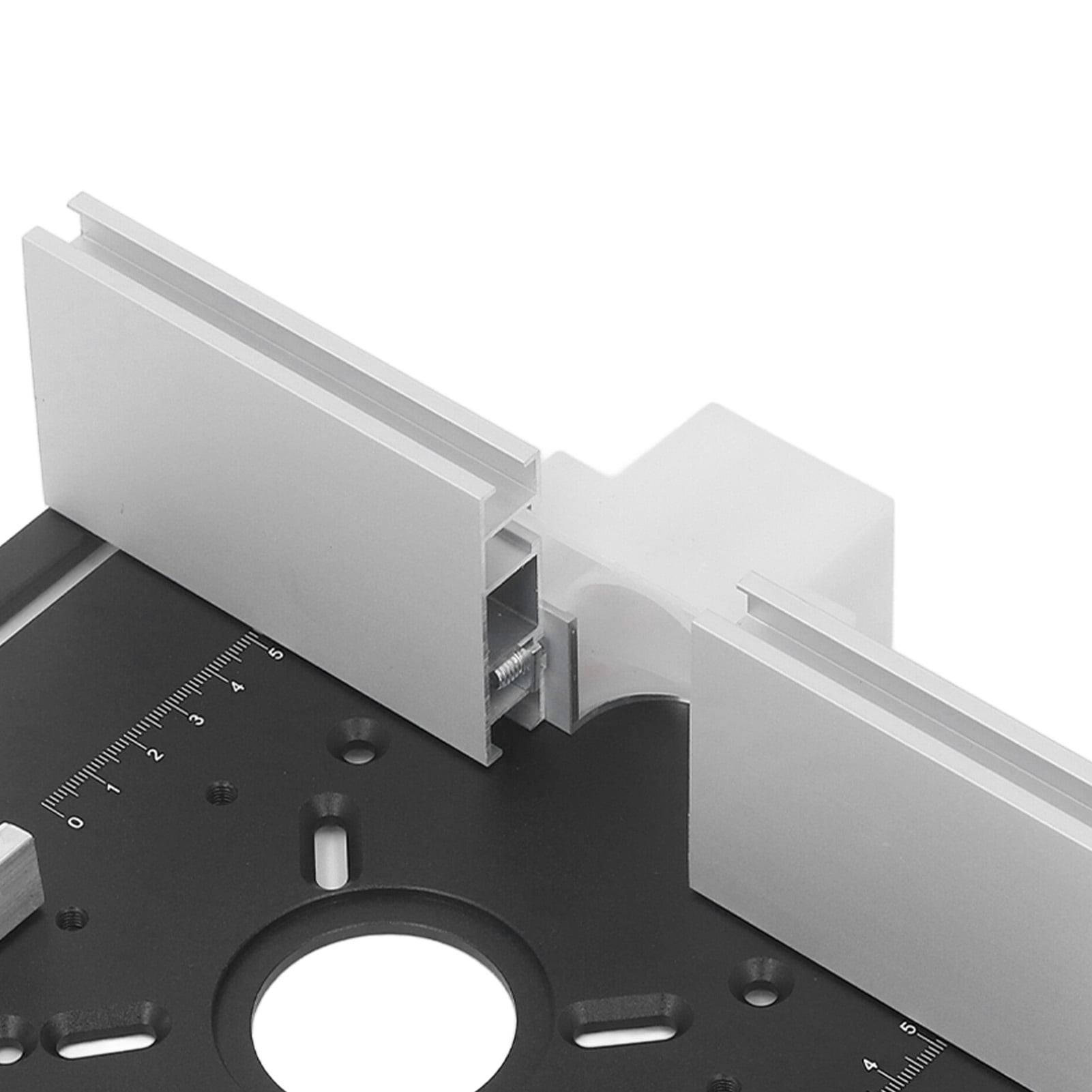 Router Lift Aluminum Alloy Stainless Steel Woodworking Bench Router Plate System Lifting Table