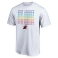 thumbnail image 2 of Men's White New Jersey Devils City Pride T-Shirt, 2 of 3