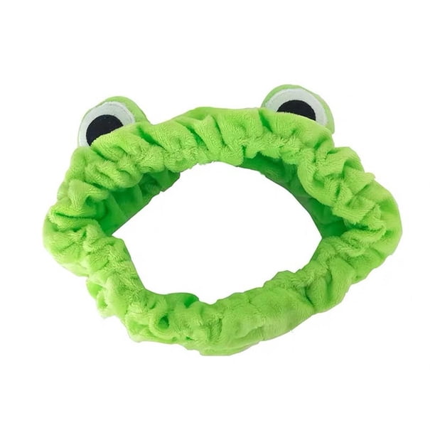 Accesorios Para El Cabello De Animales Para Mujer, Diadema De Maquillaje De Rana, Diademas Elásticas De Ala Ancha Para Lavar Maquillaje Yuarrent AP007031-03