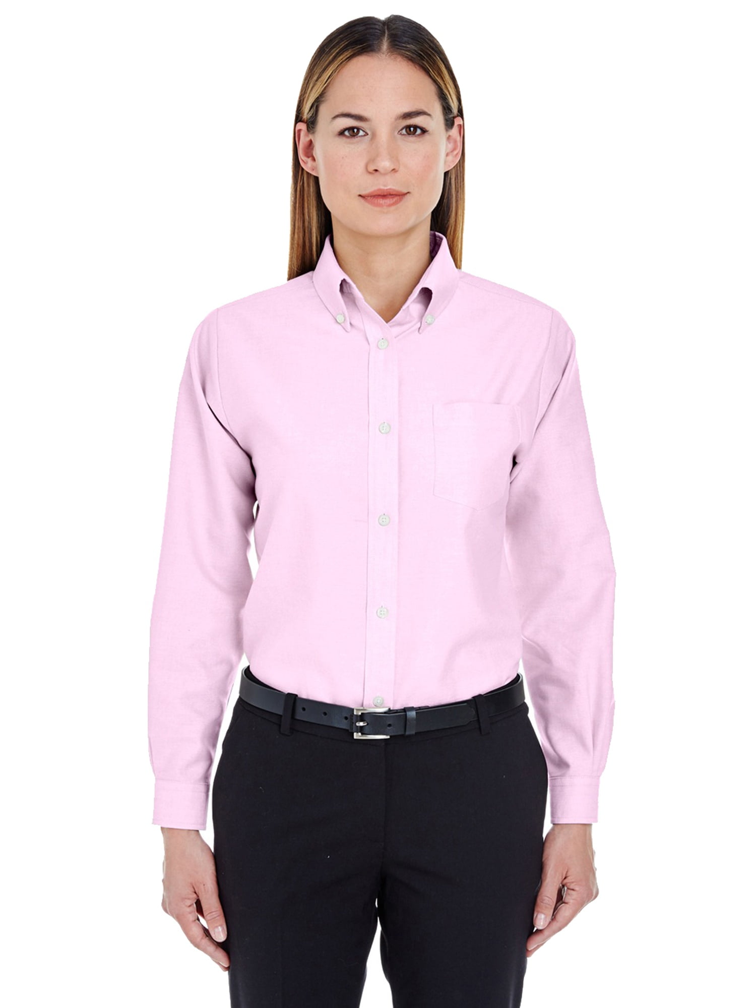 pink oxford shirt womens