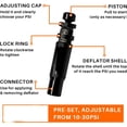 thumbnail image 2 of Adjustable Auto-Stop Tire Deflator Valve Kit (10-30 PSI) 4 PCS Screw-on Tyre Air Down Tool for Offroad 4x4 (with 5 Valve caps), 2 of 14
