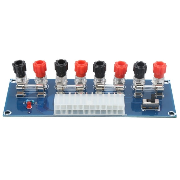 Módulo de ruptura de fuente de alimentación para PC de computadora, 2 piezas Placa de alimentación ATX Módulo de ruptura de fuente de alimentación de placa de alimentación ATX Estética elegante