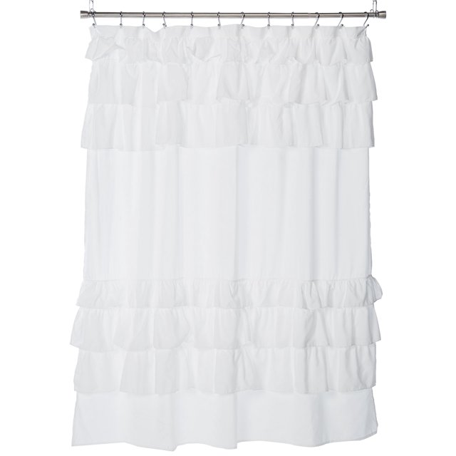 Cortina de ducha Madison Park Grace White 180x180 cm
