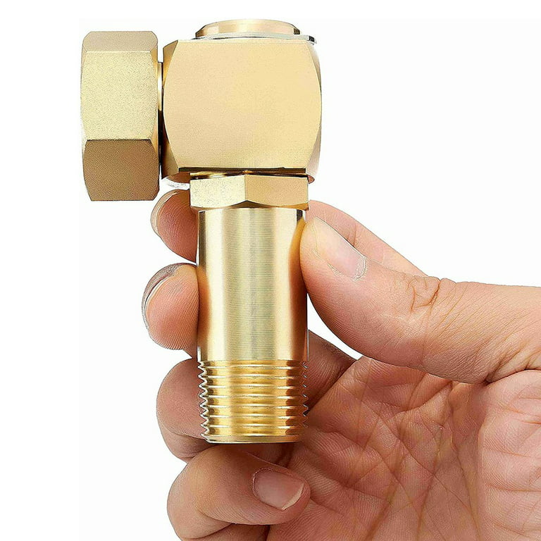 NEW Garden Hose Adapter Brass Replacement Part Swivel Hose Reel-Parts  Fittings