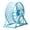 Blue, variant on Spinner Hamster Running Wheels with Stand for Hamster Desktop or Cage