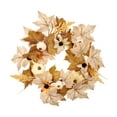 thumbnail image 4 of Guirnalda de guirnalda de otoño, guirnalda de hojas de arce de 14,6 pulgadas para colgar en la pared, corona de puerta delantera, corona de otoño para BLESIY coronas de puertas para el hogar, 4 of 8