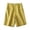 Yellow, variant on Hvyesh Plus Size Linen Shorts for Women Summer High Waist Casual Drawstring Straight Shorts Lightweight Beach Shorts