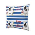 thumbnail image 2 of Wukai Bulldog Friend Premium Polyester Fleece Pillow Covers with Hidden Zipper Closure,Luxuriously Soft and Durable-16"x16", 2 of 7