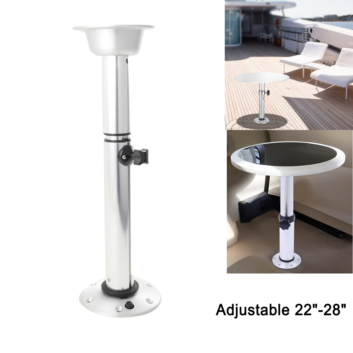 YILIKISS Pedestal Table Base Adjustable Table Legs Table Pedestal Stand