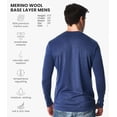 thumbnail image 3 of Merino.tech Men’s 100% Merino Wool Base Layer Shirt Thermal Underwear Long Sleeve Thermal Wear Top for 𝗛𝗶𝗸𝗶𝗻𝗴 𝗧𝗿𝗮𝘃𝗲𝗹 and Everyday Wear, 3 of 9