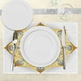 thumbnail image 3 of Ambesonne Mandala Place Mats Set of 4, Lively Colorful, Standard Size, Multicolor, 3 of 6