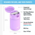 thumbnail image 2 of Food Jar THERMOS FUNTAINER 473mL Stainless Steel Neon Purple, 2 of 7