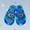 Blue, variant on Kids Slippers Light up Sandals Boys Girls LED Shoes Cartoon Slides on Lightweight Beach Pool Quick Dry(Pink,9-9.5 Years)