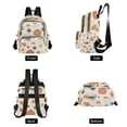 thumbnail image 4 of FORMRS Mini Backpack Purse for Women Quilted Travel Daypack Casual Shoulder Bag, Fall Books, 4 of 7