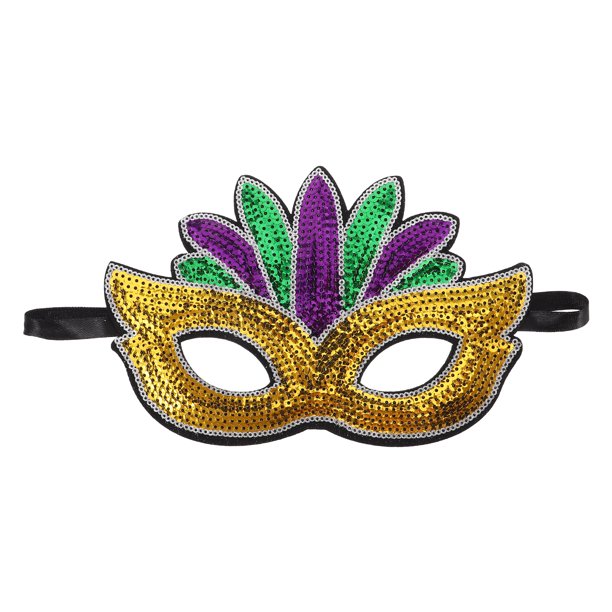BRIGHTFUFU MARDI GRAS MASKS Carnival Maskerade Mask Venetian Mask Dress Up Costume Mask Eyewear para Mardi Gras Party Supplies