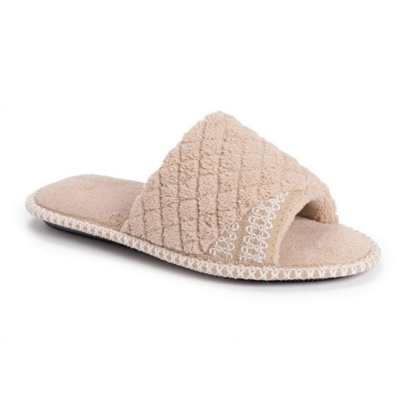 MUK LUKS Women's Sally Open Toe Scuff Slipper