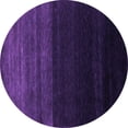 thumbnail image 1 of Ahgly Company Indoor Round Abstract Purple Contemporary Area Rugs, 4' Round, 1 of 4