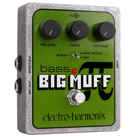 Electro Harmonix Bass Big Muff Distortion Pedal (Best Bass Boost Pedal)