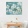 thumbnail image 2 of BCIIG Wall Art Canvas Prints- Abstract Cherry Blossom Flower Mural Painting  Room Aesthetics-Best decoration for kitchen living room bedroom office gym etc  20x16in, 2 of 6