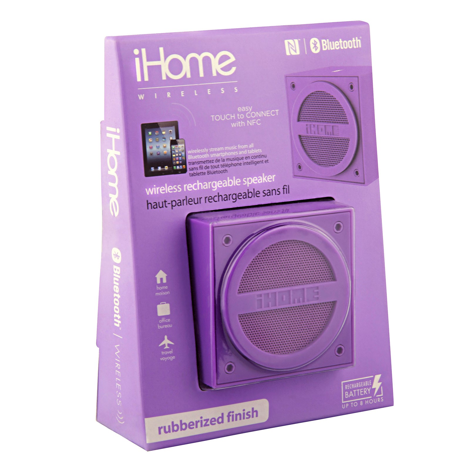 iHome IBT16UC Bluetooth Speaker System, Purple - image 4 of 4