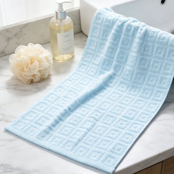 Beforeyayn Premium Waffle Weave Cotton Bath Towel - Ultra Absorbent and Soft, Oversized Turkish Style Face Towel for Spa, Hotel, and Home Bathroom Decor