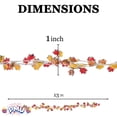 thumbnail image 5 of PMU Thanksgiving Artificial Autumn Leaf Decoration Indoor/Outdoor Thanksgiving Party Events Accessory (6/Pkg) Pkg/1, 5 of 6