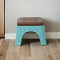 thumbnail image 6 of Bathroom Furniture Stool Chair Durabl Sturdy Nonslip Portable Foot Step Stool Household for Bathroom Living Room Garden Kindergarten Outdoor A, 6 of 8