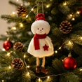 thumbnail image 6 of Feledorashia Christmas Plush Doll Ornament, Stuffed Holiday Tree Pendant, Soft Winter Character with Knit Details and Attached Hanging Loop, Cozy Decoration for Branches Garlands Shelves and Mantels, 6 of 6