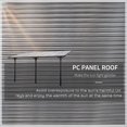 thumbnail image 4 of Pergola-gazebo Extérieur à Toit Rigide 14 Pi x 10 Pi, Auvent Mural en Aluminium Gris avec Hauteur Réglable et Toit en PC, Protection UV Pare-Soleil pour Patio, Cour Arrière, Jardin et Salle à Manger, 4 of 7