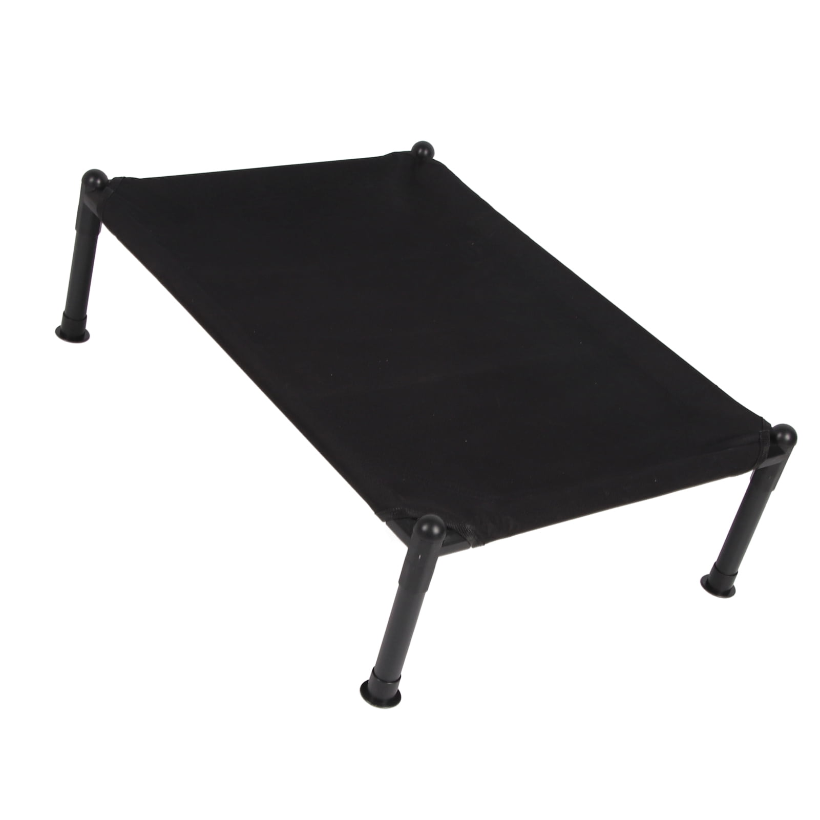 Nieyigj Elevated Dog Bed Detachable Washable Outdoor Dog Cot Bed With Frame Indoor Outdoor Large 26.8 inches / 68 cm Black