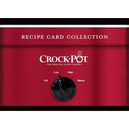 Recipe Card Tin Crock Pot Red (Other) (Best Small Crock Pot Recipes)