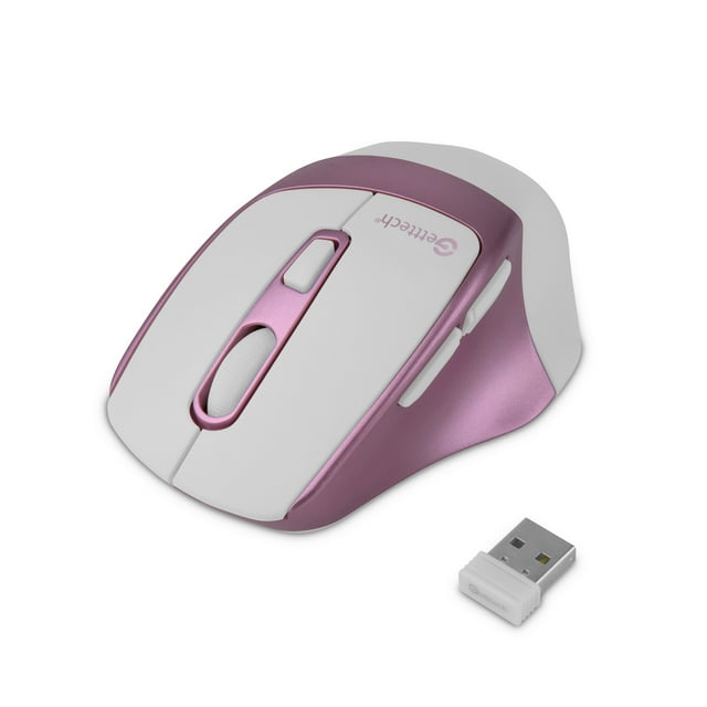 MOUSE INALAMBRICO GETTTECH 6D OFFICE BLUETOOTH WI-FI 2.4GHz 6 BOTONES 1600DPI GGM-STDBW-01-PK