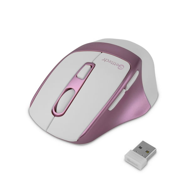 MOUSE INALAMBRICO GETTTECH 6D OFFICE BLUETOOTH WI-FI 2.4GHz 6 BOTONES 1600DPI GGM-STDBW-01-PK