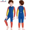 thumbnail image 3 of Advancent Traje de neopreno portátil DIVE SAIL cuello 2,5mm resistente al sol elástico cálido mantenimiento 3 capas impermeable Deportes acuáticos Naranja XXL, 3 of 6