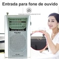 thumbnail image 3 of Radio AM FM portátil BC-R60 2AA con batería y conector para auriculares con altavoz, 3 of 9