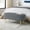 Dark Gray + Foam, variant on Ottoman Oval Storage Bench, Flannel with Metal Legs-Pink(43.5"x16"x16")