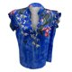 thumbnail image 3 of Blusa informal con estampado de volantes sin mangas con cuello en V para mujer Pompotops  lopia995453, 3 of 4