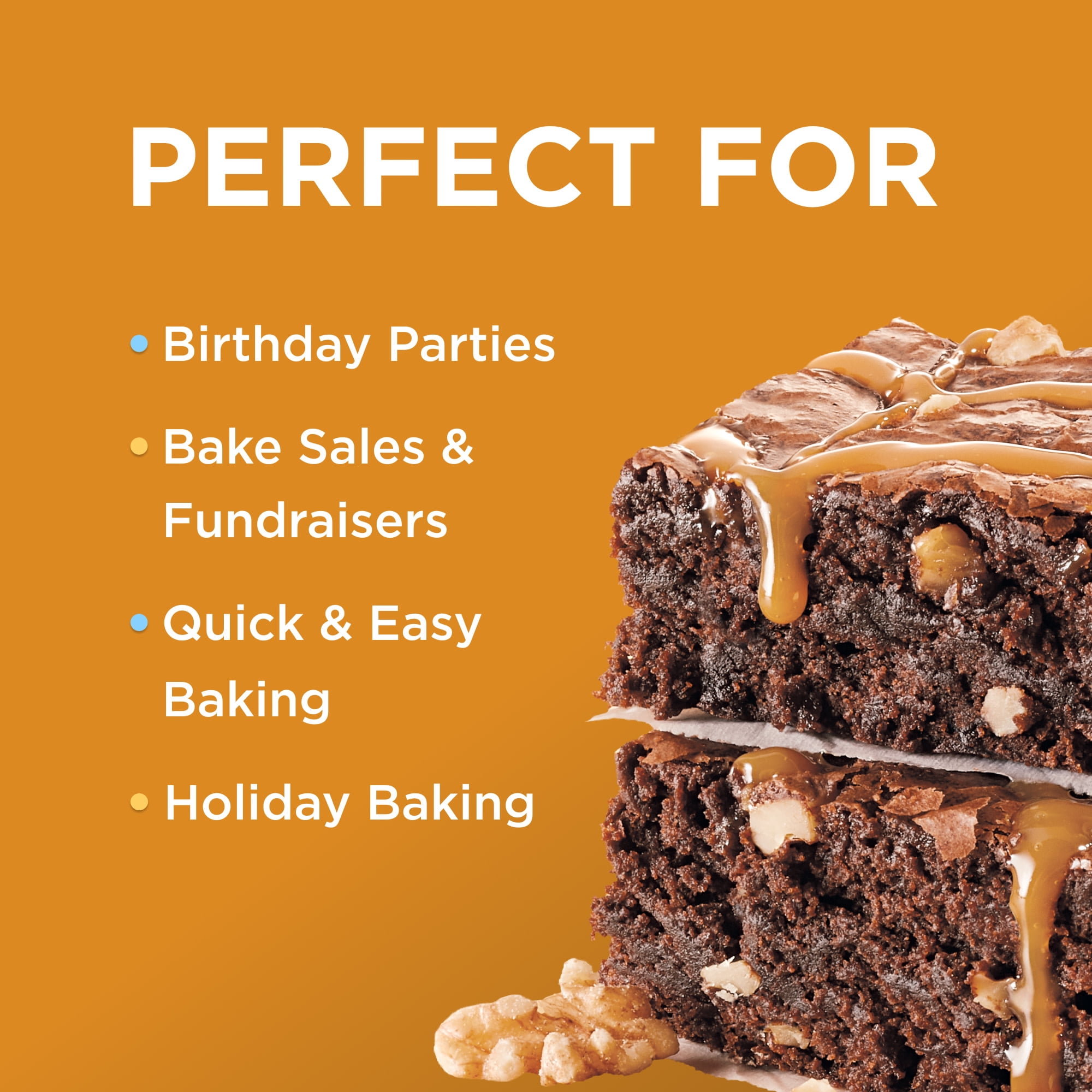 Duncan Hines Signature Caramel Turtle Brownie Mix, 16.7 oz.