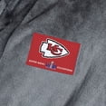 thumbnail image 2 of Women's The Northwest Group Gray Kansas City Chiefs Super Bowl LVIII Champions Bath Robe, 2 of 2