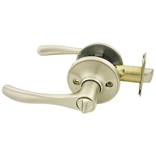 Cosmas 30 Series Bed and Bath Satin Nickel Privacy Door Lever [DL32-SN]