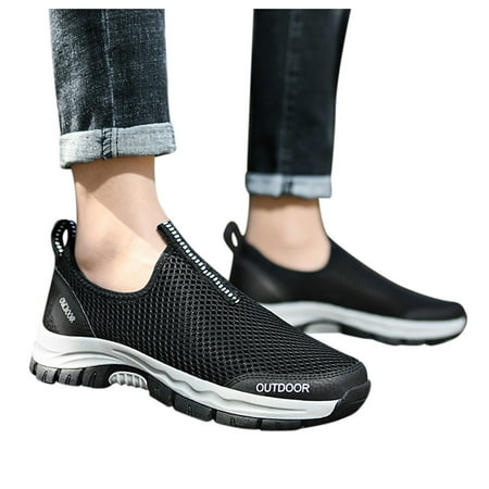 

Gubotare Men S Shoes Men s Mesh Sneakers Oxfords Lightweight Shoes Black 9