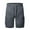 Grey, variant on Mens Cargo Shorts Size 38 Big and Tall Classic Cargo Stretch Shorts Loose Fit Below Knee Summer Outdoor Twill Cargo Shorts with 6 Pockets Black,XXXL