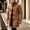 #499-Yellow, variant on Men's Solid Duffle Coat Hooded Toggle Button Long Wool Blend Overcoat With Side Pockets For Outdoor Wear Gift
