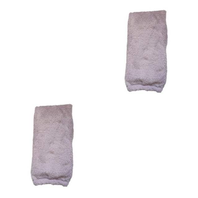 kurtrusly Plush Over Knee Socks Stay Warm In Style Cold Weather Gift Idea Winter Plush Over Knee Socks Fit purple 2Set