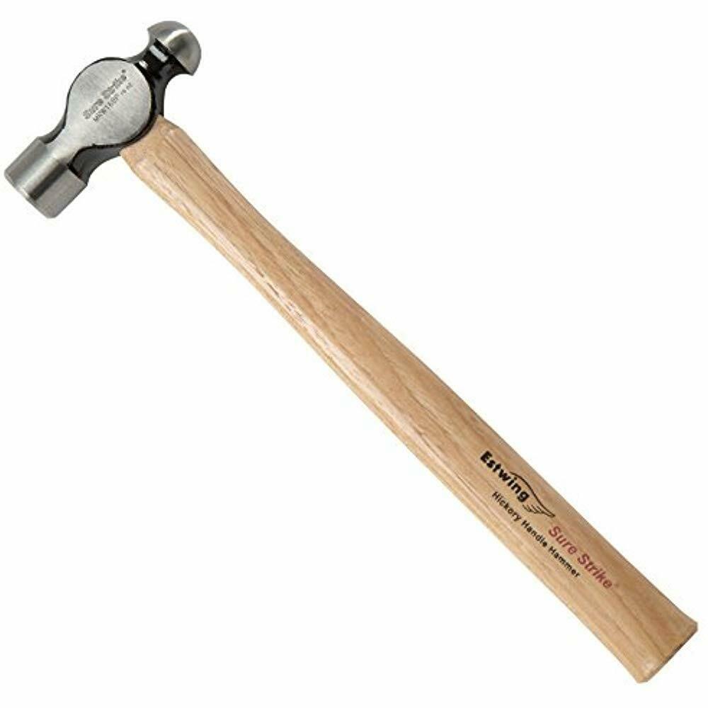 Ball Peen Hammer - 12 Oz Metalworking Tool With Forged ...