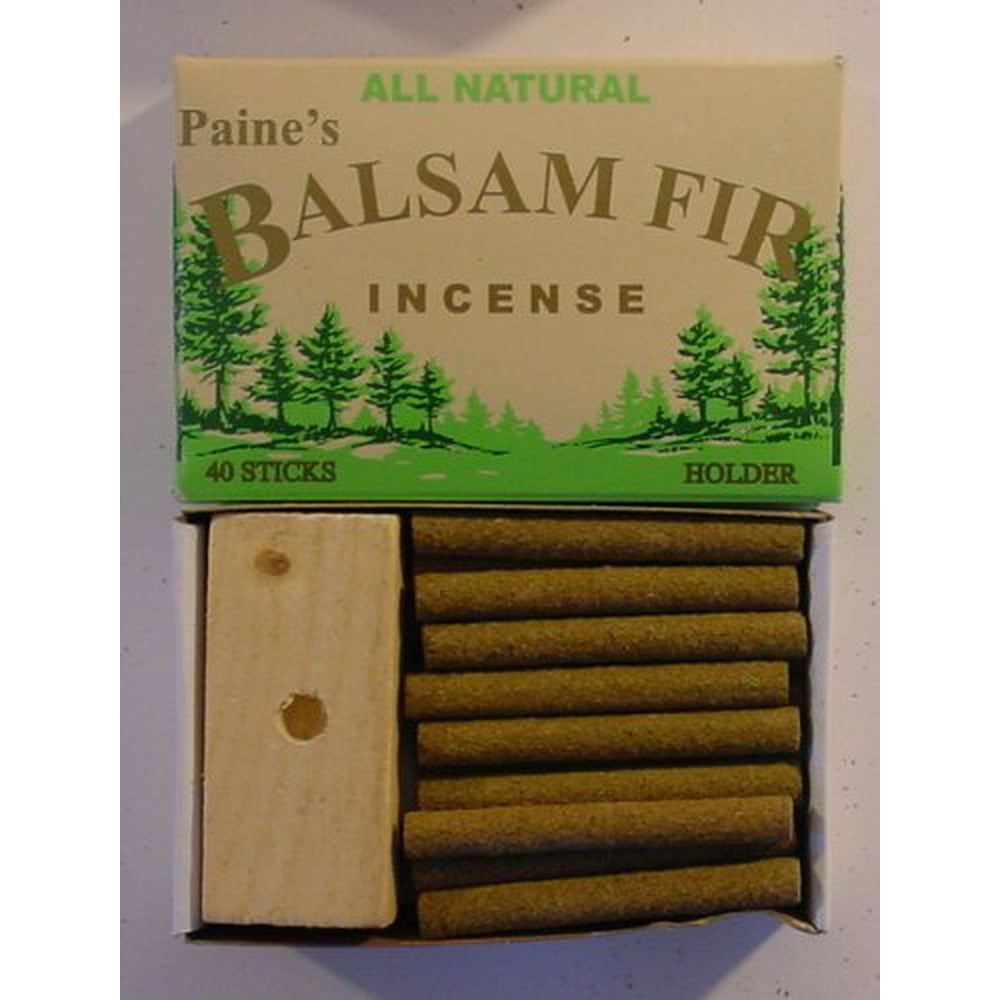 40 Balsam Sticks and Holder Paine's Fir Balsam Incense