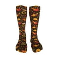 thumbnail image 5 of Naloa Thanksgiving Turkey High Stockings Women Thigh High Stockings Over Knee Long Stockings-One Size, 5 of 8